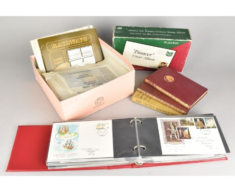 A Collection of Loose Stamps including a Quantity of Victorian Penny Reds, a First Day Cover Album and Contents, Two Kipling 