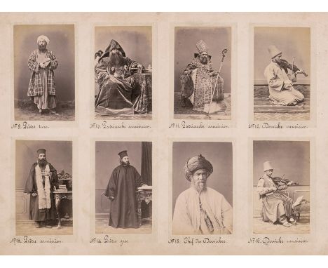 Ottoman Empire -- Photographer: Pascal Sébah (1823-1886) and possibly others. Attractive and very comprehensive portrait albu