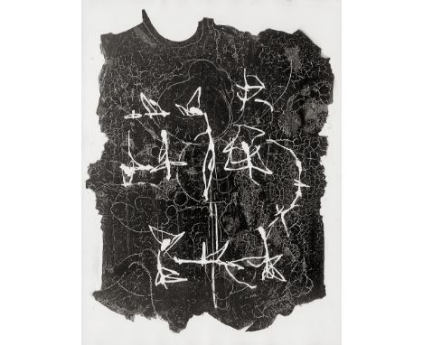 Hajek-Halke, Heinz -- Choreographische Botschaft. 1967. Vintage gelatin silver print. 39,7 x 30 cm. Signed by the photographe