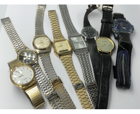 Collection of watches including Lorus, Sekonda, Accurist, Timex &amp; Casio
