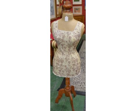 A vintage dressmaker's dummy