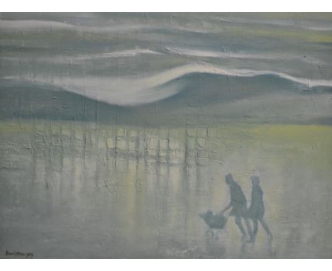 Alan Cotton (b. 1936)Seascape - Stormsigned, titled to verso, dated 1974, oil on canvas, 77cm x 102cm