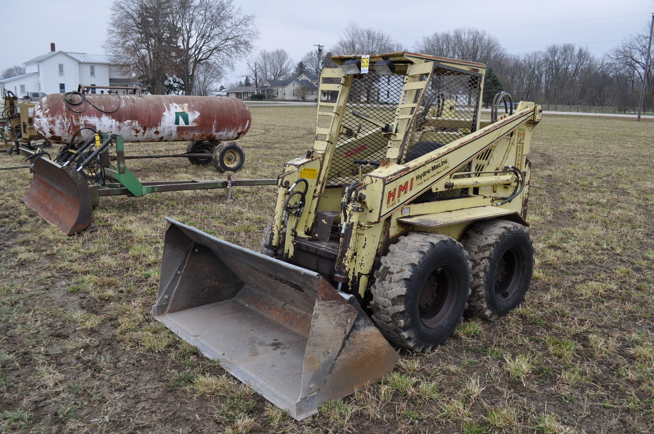 HydraMac HM 1 14C skid steer, Series V, diesel, hydro, gear drive, 69