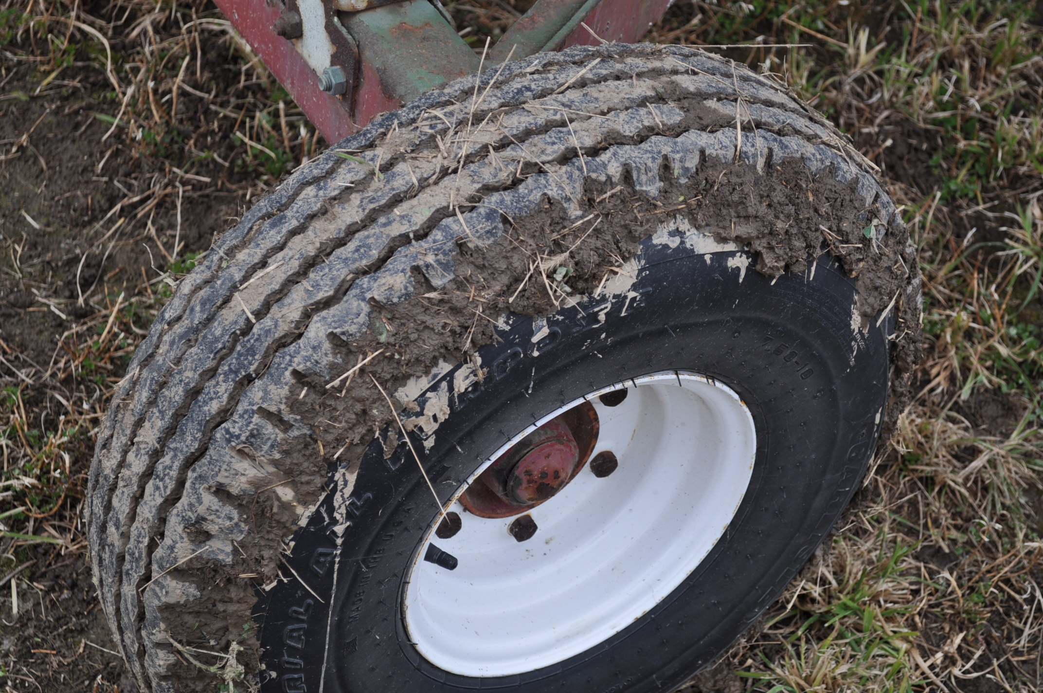 20’ homemade header cart, 7.5010 tires