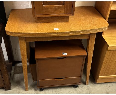 A retro fold over card / tea / dining table