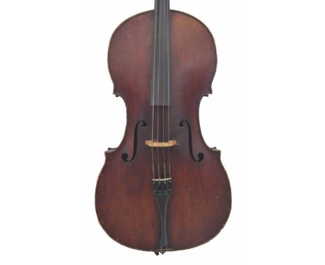 Neuner &amp; Hornsteiner violoncello circa 1890, labelled Antonius Stradivarius Cremona..., the two piece back of very faint 