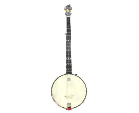 Orb five string open back banjo, with 11" skin and 26.25" scale, within a Tom &amp; Will gig bag 