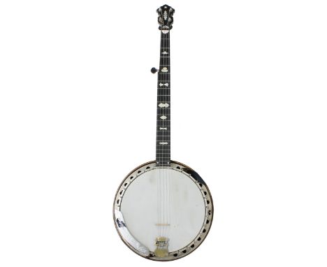 Clifford Essex/Windsor five string resonator banjo, with Clifford Essex Imperial neck upon a Windsor body, with 10.75" skin a