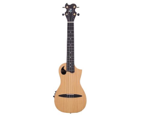 Zachary Taylor electro-acoustic tenor ukulele;&nbsp;Back and sides: Ziricote; Top: spruce; Neck: maple; Fretboard: rosewood; 