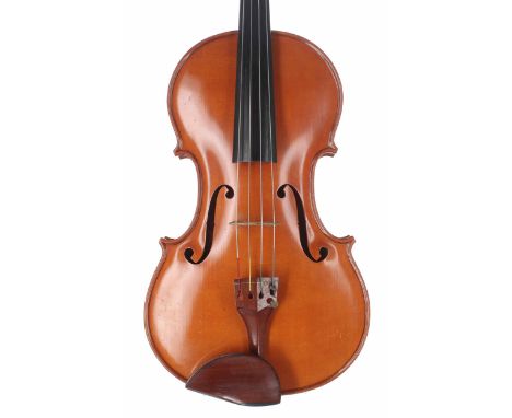 English viola by and labelled Harold Lester Styles, Bath 1979, the two piece back of broad curl with similar wood to the side