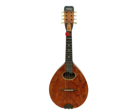 JHS Vintage Gordon Giltrap D-Day mandolin, within original compressed foam case 