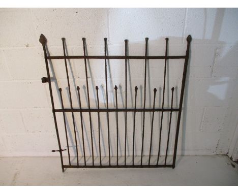 A wrought iron gate