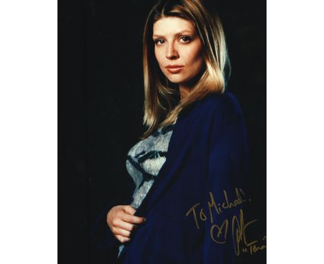 Amber Benson signed 10x8inch colour photo.  Dedicated. Good condition.  All autographs come with a Certificate of Authenticit