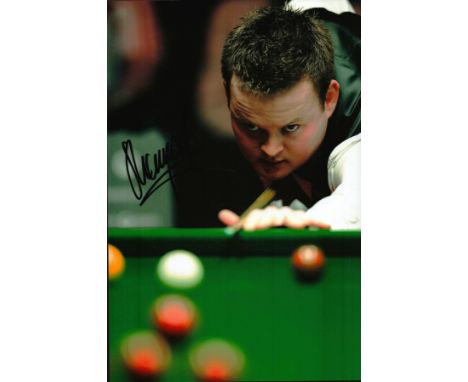SHAUN MURPHY signed Snooker 8x12 Photo. Good condition.  All autographs come with a Certificate of Authenticity. We combine p
