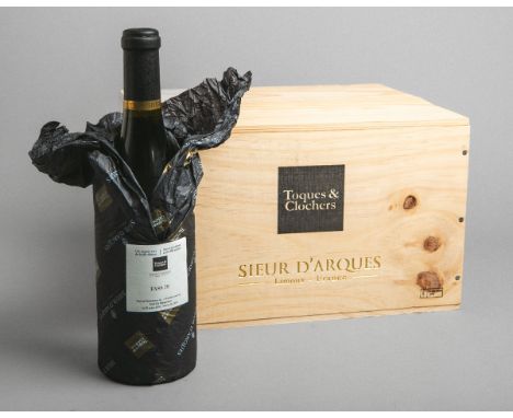 6 Flaschen Wein "Sieur d'Arques - Toques u. Clochers", Chardonnay, Limoux, Frankreich,Jahrgang 2017, Clocher de Cépie, 75 cl.