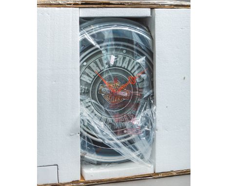 Wanduhr "Harley Davidson", originalverpackt. Neuwertig.