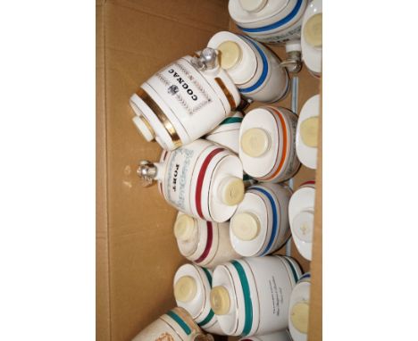 Large collection of wade ceramic barrels