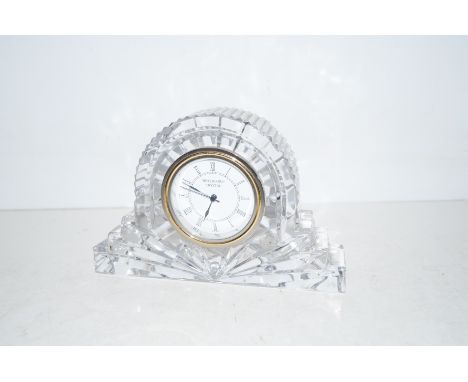 Waterford crystal mantle clock