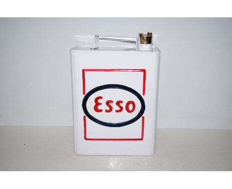 White Esso Petrol Can