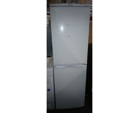 A Hotpoint Iced Diamond fridge freezer - one plastic drawer from missing from freezer 