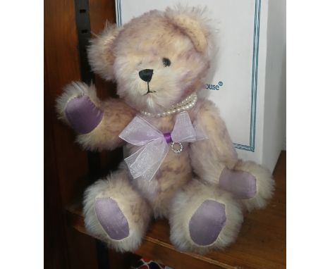 A Compton &amp; Woodhouse bear, 'Elizabeth', Queen's 80th birthday bear with box, certificate and CD.