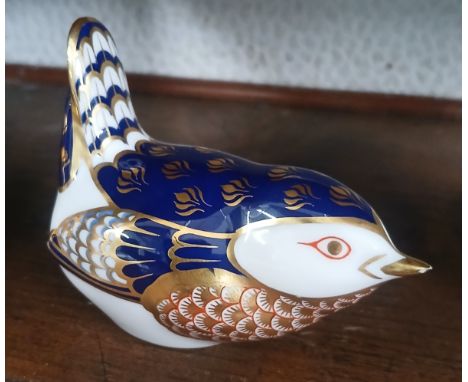 Royal Crown Derby paperweight - Wren (no stopper) 