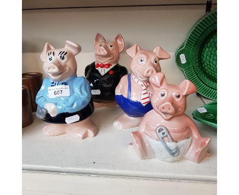 Four Nat West Wade pigs 