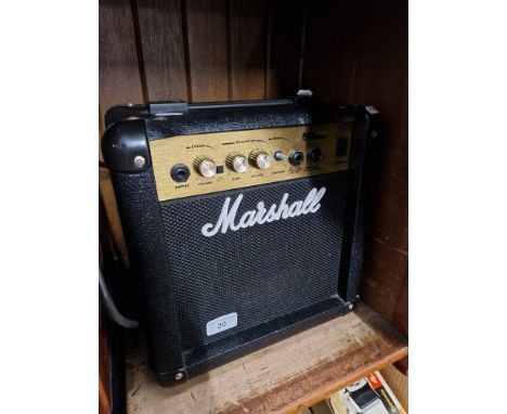 A Marshall practice amp, MG series 10CD, 40w.