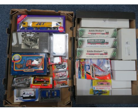 1970s onwards diecast collection, with Minichamps 1961 Lincoln Continental No. 430 086100, Atlas Editions Eddie Stobart, Siku