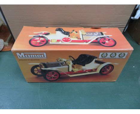 Mamod live steam Steam Roadster No. SA1, appears to have never been fired, generally excellent in good plus box including inn