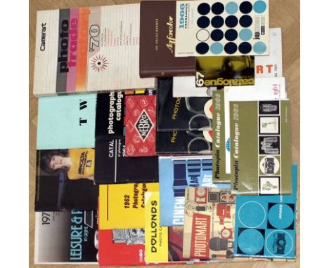 Quantity of Photographic Trade Catalogues, 1950s to 1970. Photographic Trade Catalogues, 1950s to 1970, to include early Mino