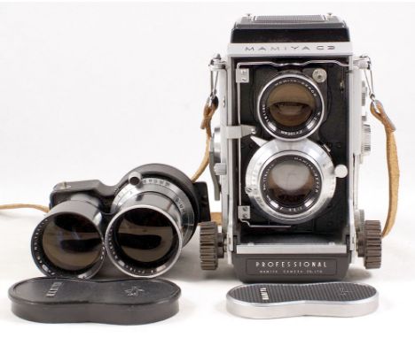 Mamiya C3 Portrait Outfit, 105mm & 18.5cm Lenses. Mamiya C3 medium format TLR with 105mm f3.5 Sekor lens (condition 5F) & 18c