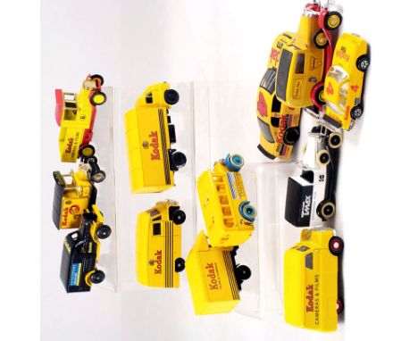 12 Kodak Corgi & Other Model Vehicles. Early Corgi Kodak Bedford van, plus others including DaysGone, Lledo, Elicor. (conditi