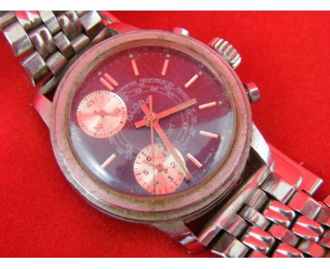Vintage Globa Sport Chronograph gents Watch