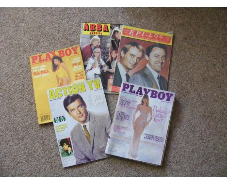 Small colln vintage Magazines incl Epi-Log, Playboy, etc.