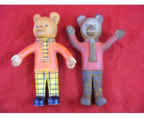 Two vintage ''Rupert'' soft Figures, each approx 27cm.