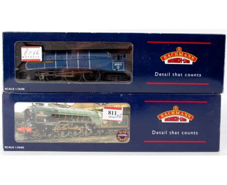A Bachmann 32-553 class A1 engine and tender, with instructions, BR early blue livery 60161 'North British' (NM-BNM), togethe