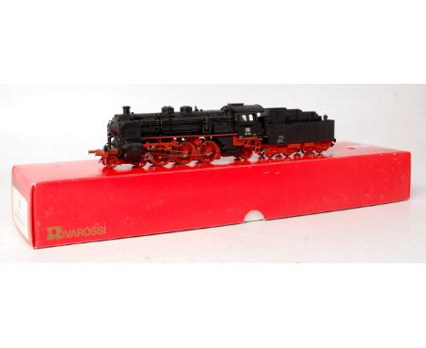 A Rivarossi H0 No. 1363 class BR18 616 DB black 4-6-2 engine and tender, with instructions (M-BM)