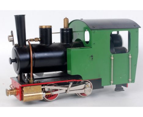 0 narrow gauge live steam 0-4-0 engine marked Beck Kassel CBS looks unfired, pressure gauge A/F