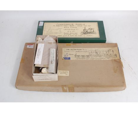 Mallard Models brass kit to make Claud Hamilton locomotive, Taylor Models kit for a J94 saddle tank engine, Connoisseur Model