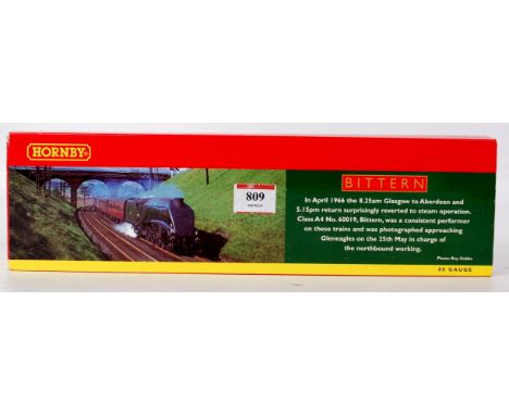 A  Hornby R2247 BR green class A4 engine and tender 'Bittern', limited edition 189/500