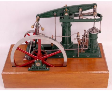 From G Gentry and OM Smith later revised drawings, a finely constructed scale model of a ME beam engine, of typical construct