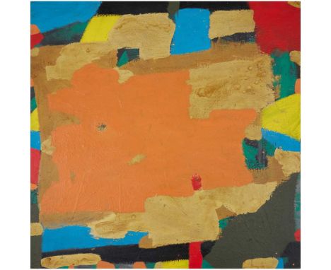 § Bernard Cohen (British 1933-) Black Base, November 1958 signed, titled and dated (to reverse), emulsion on boardDimensions: