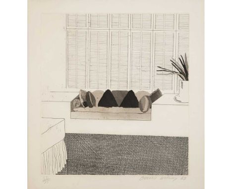 § David Hockney O.M., C.H., R.A. (British 1937-) Cushions, 1968 (S.A.C. 64) 52/75, signed, dated and numbered in pencil (in t