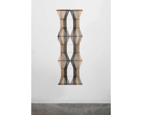 § Peter Collingwood O.B.E. (British 1922-2008) 'M.306/A NO2' Macrogauze Wall Hanging  signed 'P. Collingwood' and titled (on 