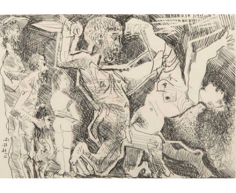 § Pablo Picasso (Spanish 1881-1973) Meurtre, Avec Spectateurs, 1966 (B. 1436; Ba. 1466) 44/50, artist's stamped signature and