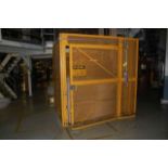 Langley Hydraulic Lift, 60 in. x 58 in. Platform, Approx. 8 ft. Lift Ht., Safety Guard w/Door