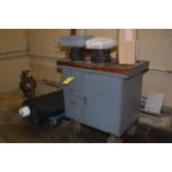 Shop Cabinet w/Vise, 4-Wheel Base, (1) 4-Wheel Cart