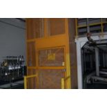 Langley Hydraulic Lift, 60 in. x 58 in. Platform, Approx. 8 ft. Lift Ht., Safety Guard w/Door