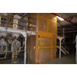 Langley Hydraulic Lift, 60 in. x 58 in. Platform, Approx. 8 ft. Lift Ht., Safety Guard w/Door